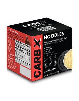 NOODLES-High Quality Konjac Noodles 6 sobres de 100 gramos - CARBX