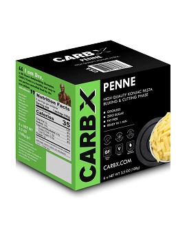 PENNE-High Quality Konjac Pasta 6 sachets of 100 grams - CARBX