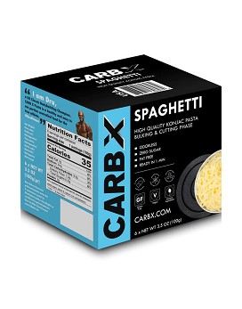 SPAGHETTI-High Quality Konjac Pasta 6 sobres de 100 gramos - CARBX