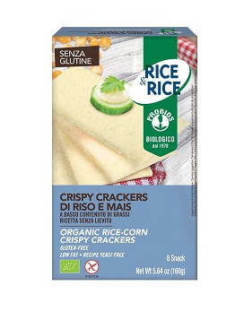 Rice & Rice - Reis und Mais Crispy Crackers 8 Portionen von 20 Gramm - PROBIOS