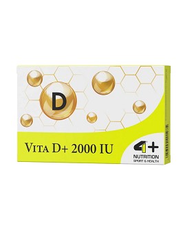 Vita D+ 2000 IU 60 comprimidos - 4+ NUTRITION
