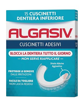 Cuscinetti Adesivi Dentiera Inferiore 15 Prothesen-Klebepads - ALGASIV