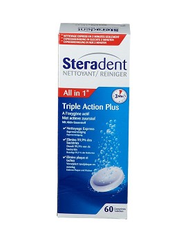 Steradent Triple Action Plus 60 comprimidos - STERADENT