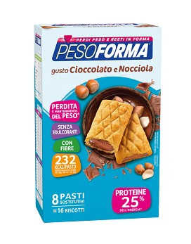 Biscotti Cioccolato e Nocciola 16 galletas de 33 gramos - PESOFORMA