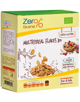 Zero% Glutine - Multicereal Flakes Bio 300 gramos - FIOR DI LOTO