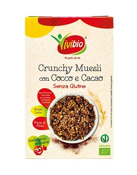 Crunchy - Muesli Croccante con Cocco e Cacao 250 grammi - VIVIBIO