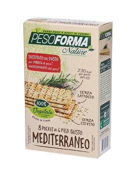 Cracker Gusto Meditarraneo 8 packets of 30 grams - PESOFORMA