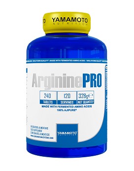Arginine Pro Ajinomoto® Ajipure® 240 comprimés - YAMAMOTO NUTRITION