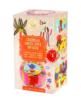 Infuso Caribbean Ginger Spice 20 filtres - MINISTRY OF TEA