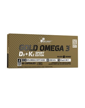 Gold Omega 3 D3 + K2 Sport Edition 60 cápsulas - OLIMP
