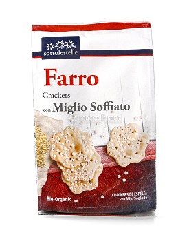 Crackers di Farro e Miglio Soffiato 200 grammi - SOTTO LE STELLE