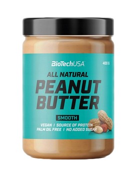 Peanut Butter Smooth 400 Gramm - BIOTECH USA
