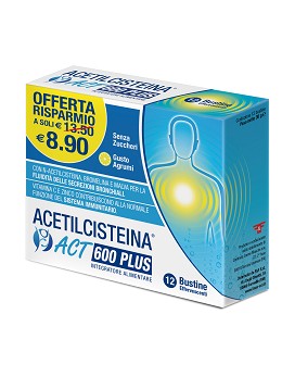 Acetilcisteina Act 600 Plus 12 sachets effervescents - LINEA ACT