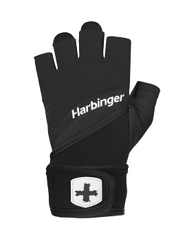 Training Grip Wristwrap Gloves Color: Negro - HARBINGER