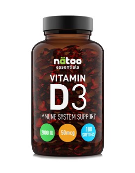 Essentials - Vitamin D3 2000IU 180 softgels - NATOO