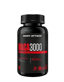 Maca 3000 90 capsules - BODY ATTACK