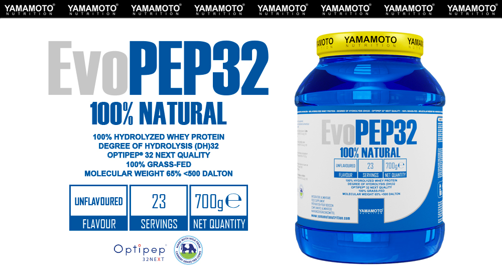 Yamamoto Nutrition - Evopep32 100% Natural - IAFSTORE.COM