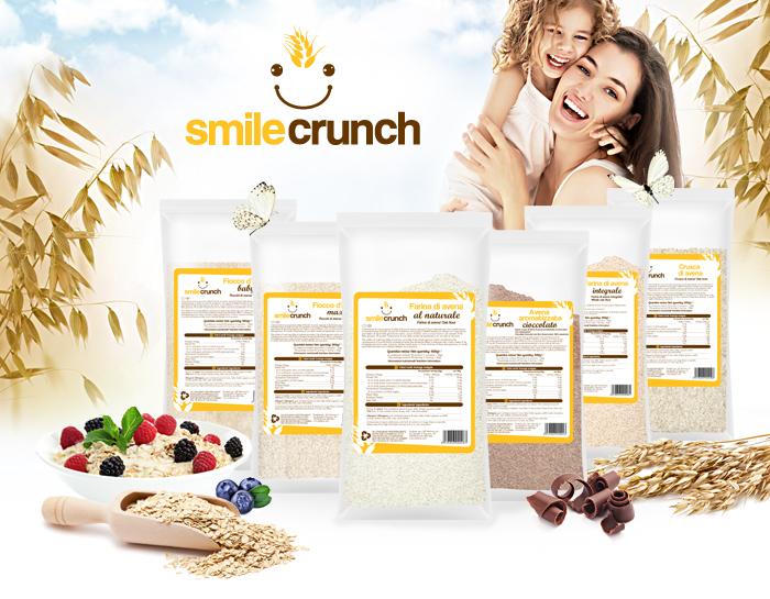 Smile Crunch - Harina De Avena Entera - IAFSTORE.COM