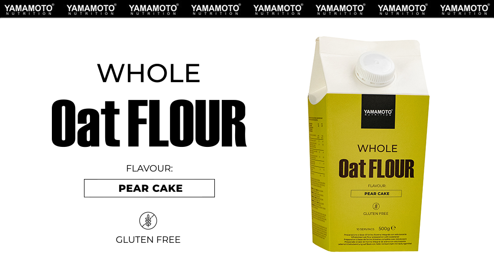 Yamamoto Nutrition - Whole Oat Flour Pear Cake Flavour - IAFSTORE.COM