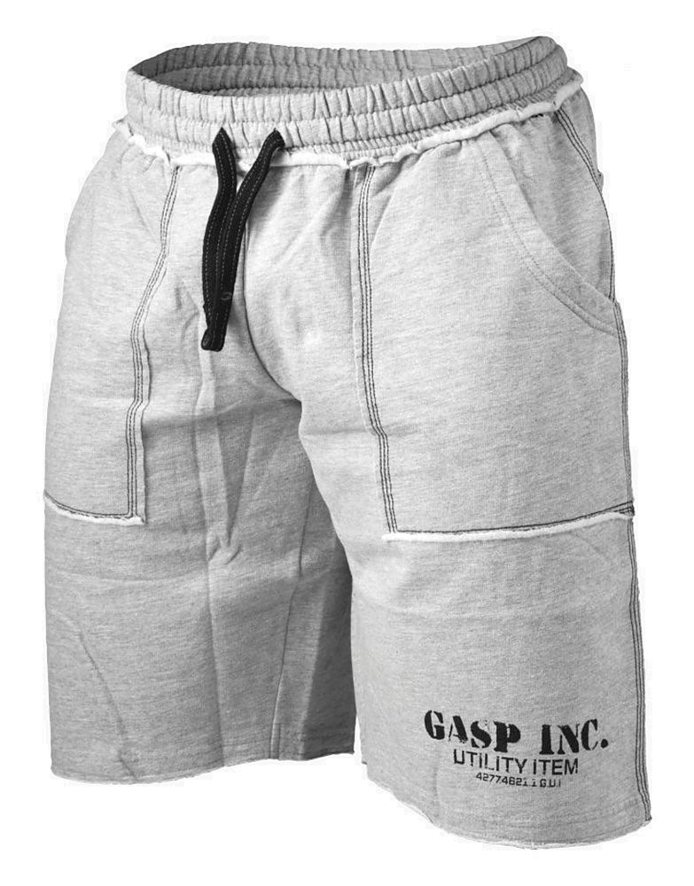 Fleece Cargo Shorts by Colour: Grey -