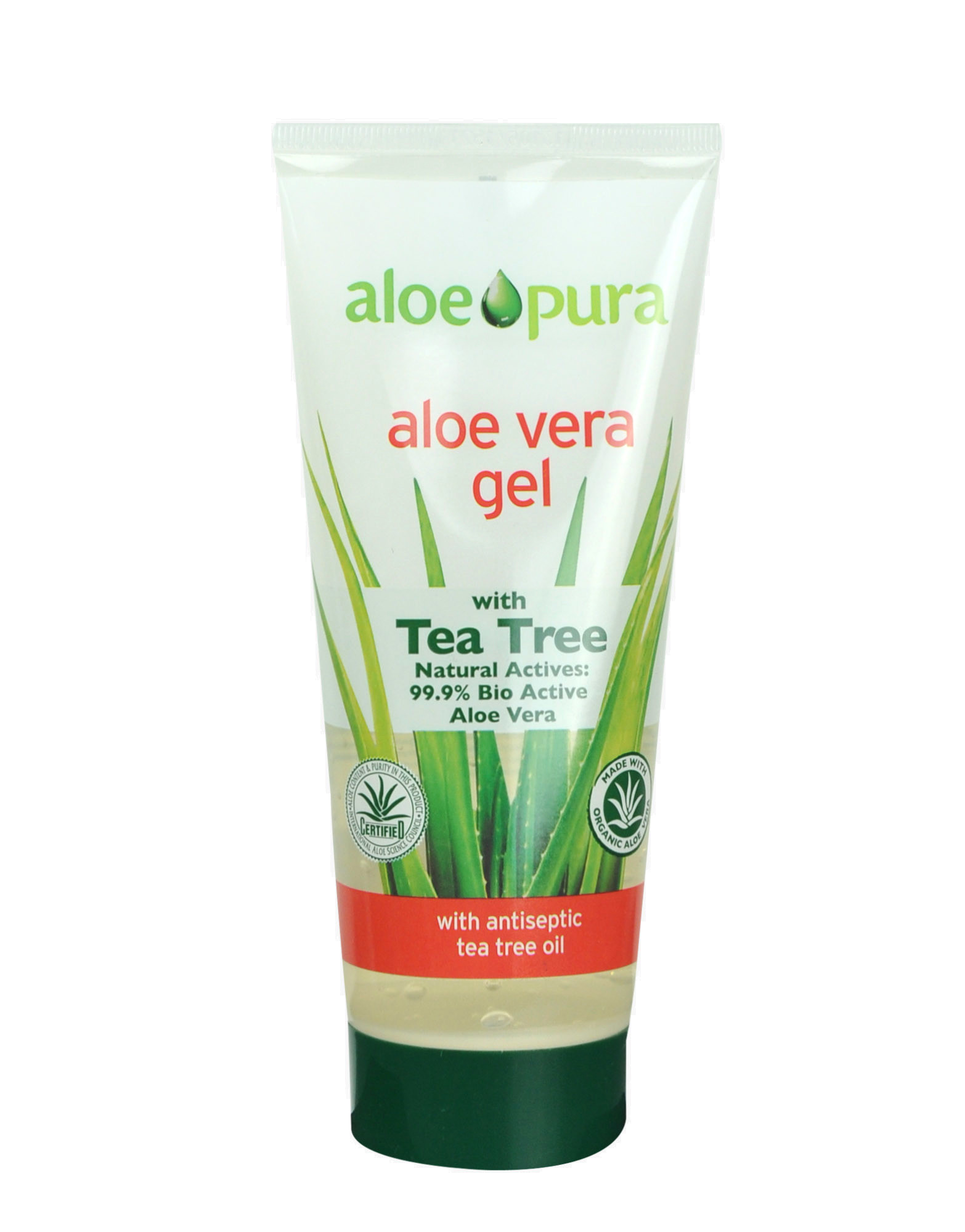 Aloe Pura - Aloe Vera Gel with Tree Oil by Optima, 200ml - iafstore.com