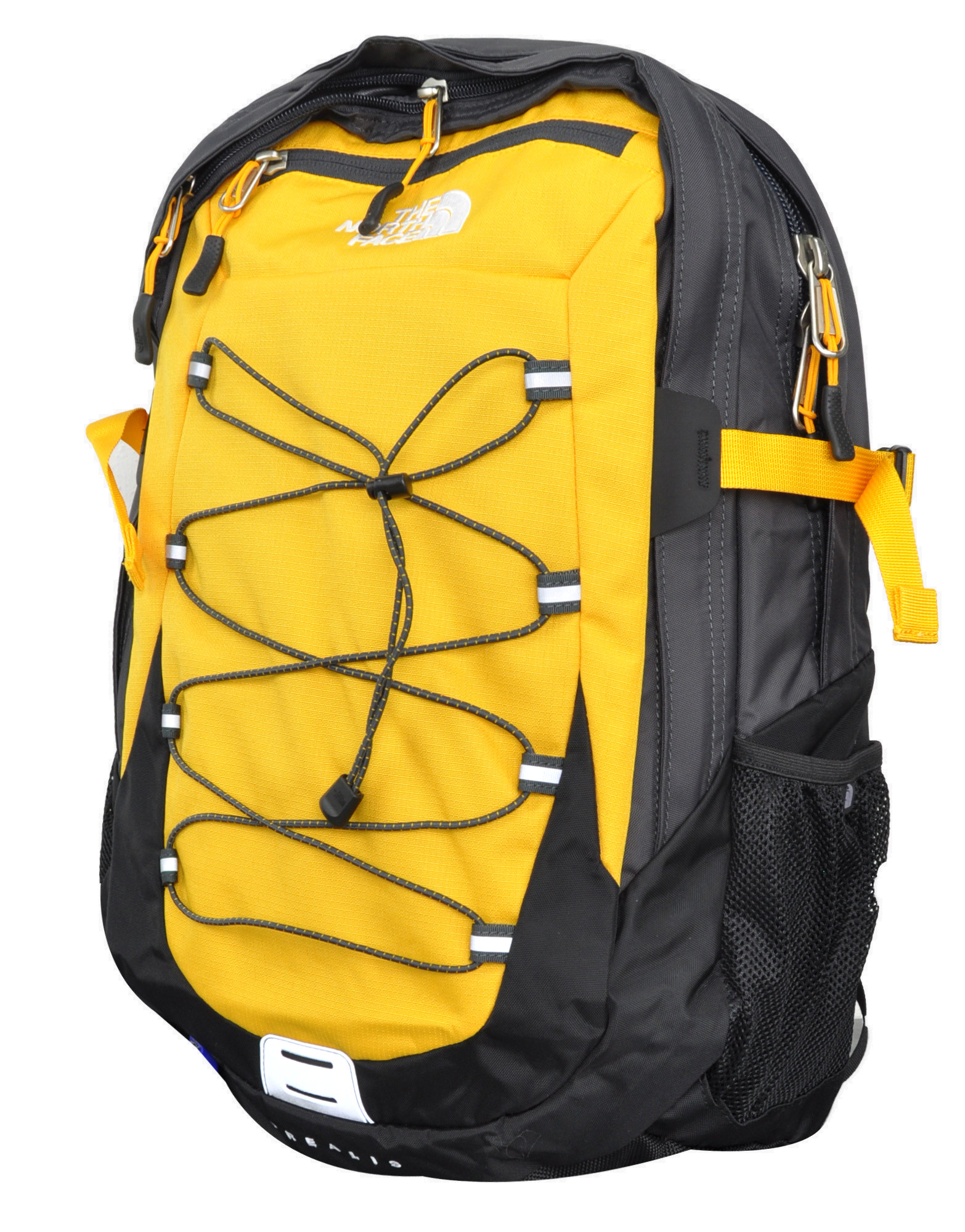 north face borealis backpack yellow