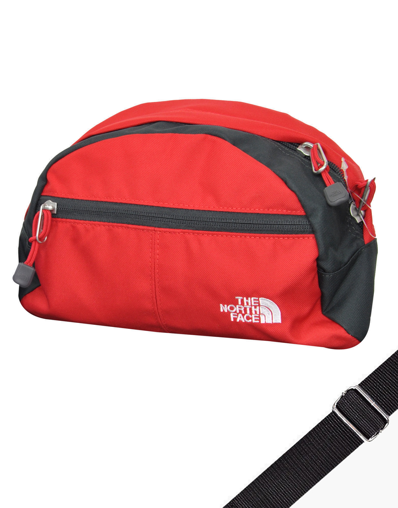 north face fanny pack red