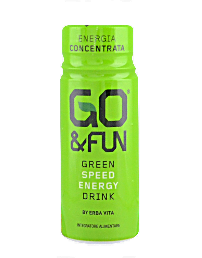 Go Fun Green Speed Energy Drink By Erba Vita 1 Vial Of 60ml Iafstore Com