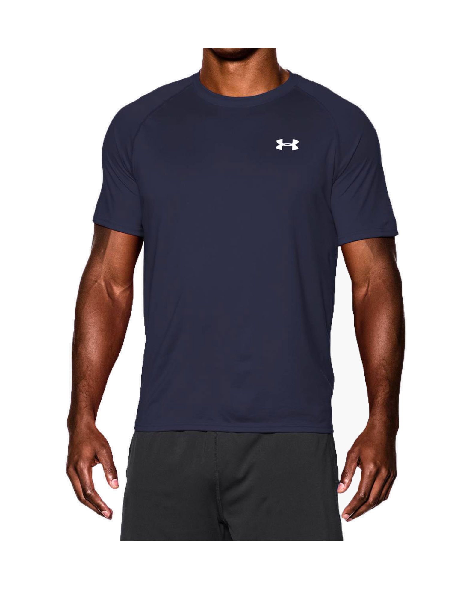 Men's UA Tech Short Sleeve T-Shirt by UNDER ARMOUR (colour: midnight navy)