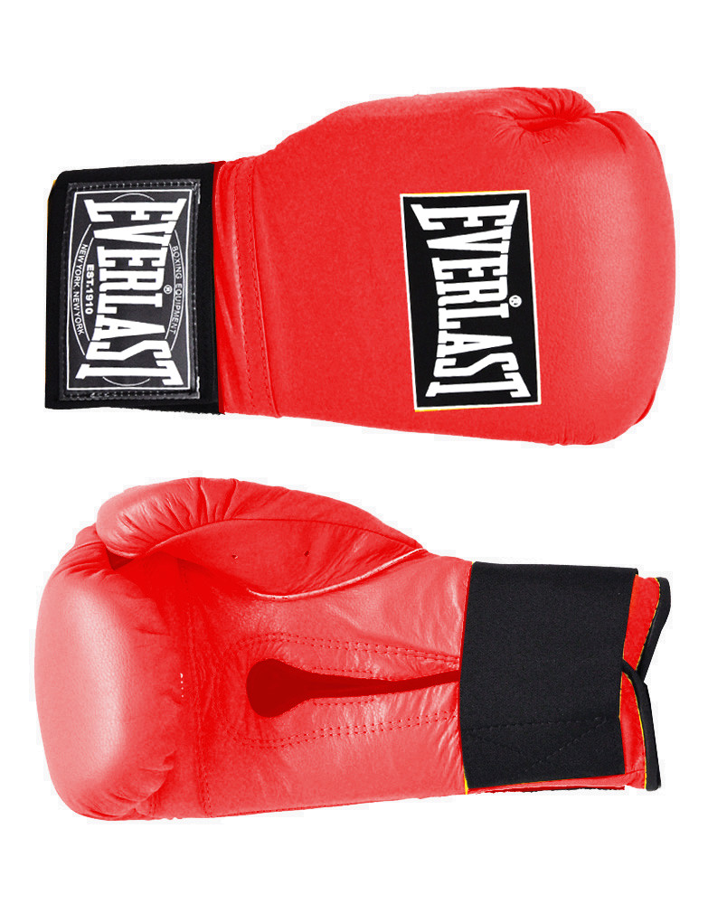 Professional Training Gloves by EVERLAST BOXING (colour: red)