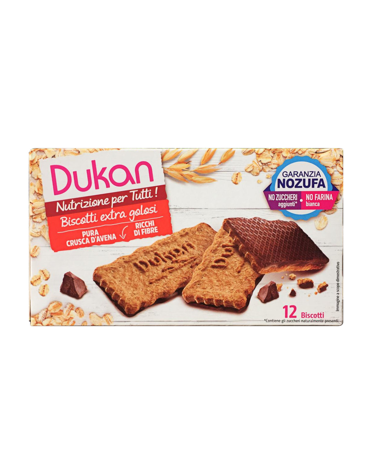 Dukan Biscuits son avoine régime dukan noisettes ou pépites de chocolat -  En promotion chez Auchan Ronq