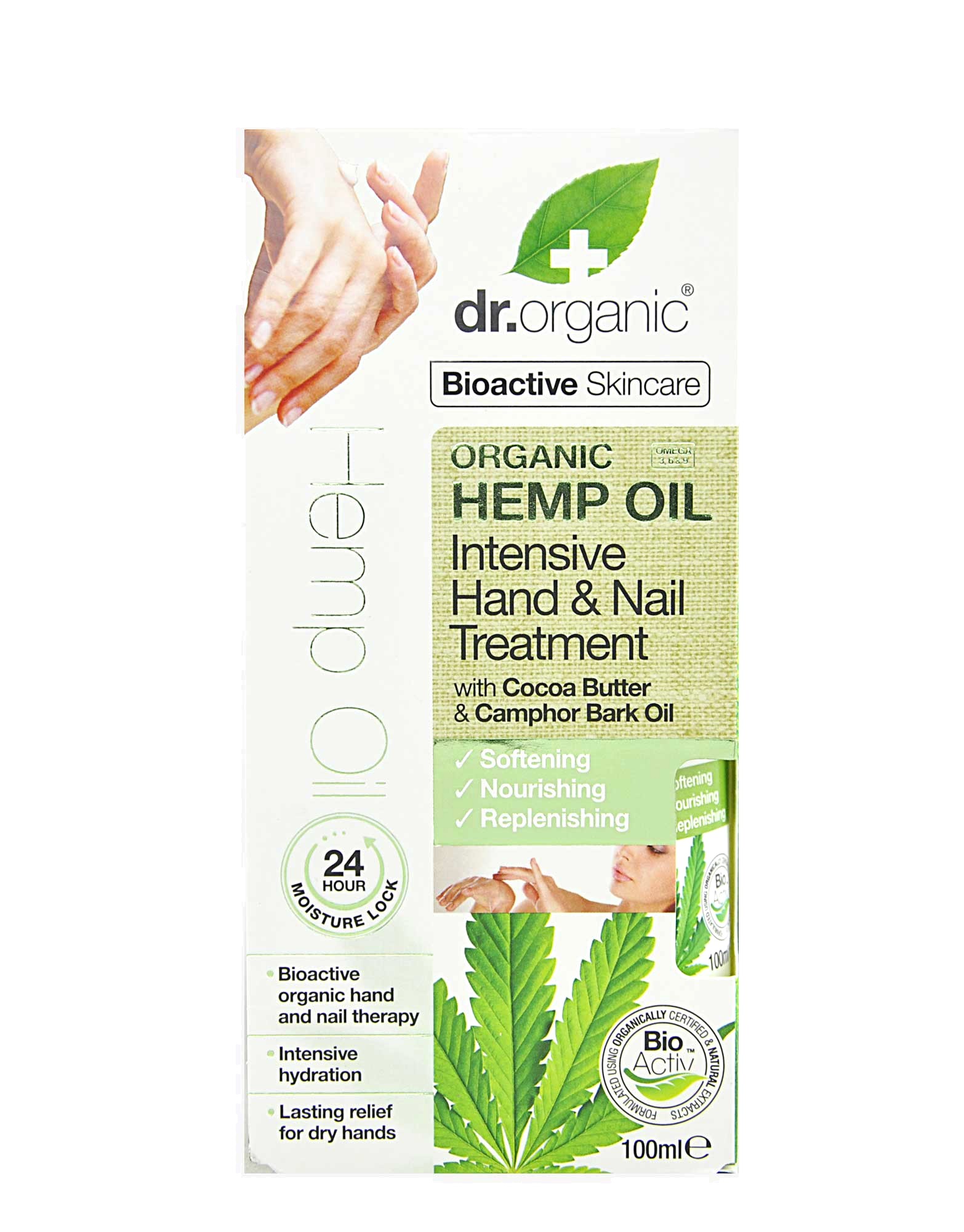 Organic Hemp Oil - Intensive Hand & Nail Treatment by DR. ORGANIC (100ml)