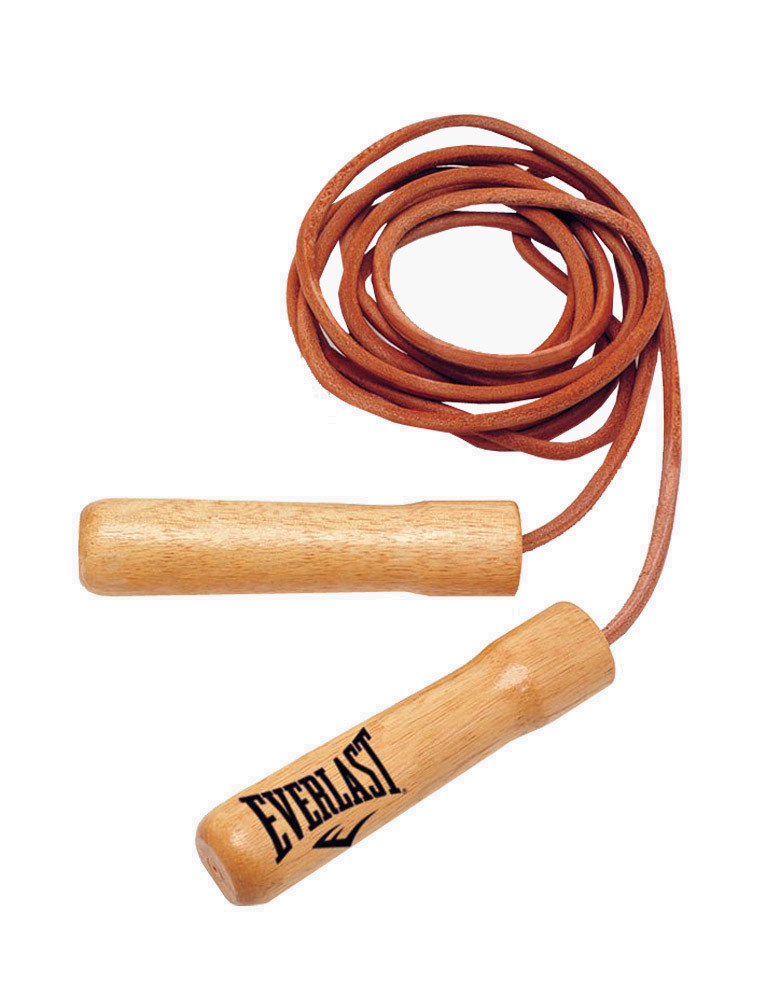 Leather Jump Rope by Everlast boxing, Colour: Brown 