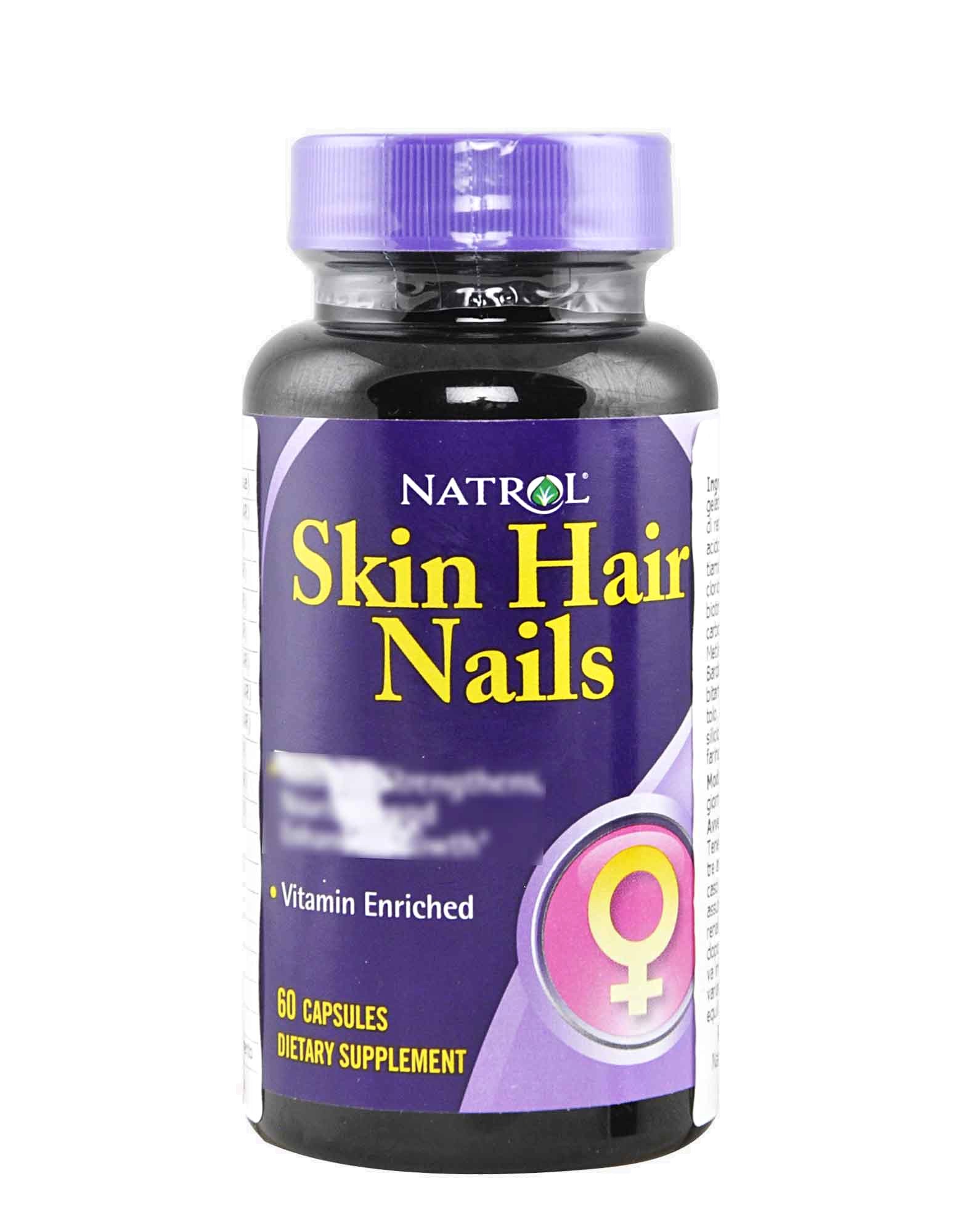 Skin Hair Nails by Natrol, 60 capsules 
