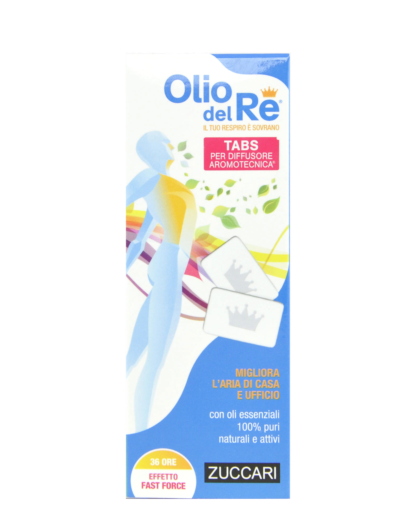 Olio del Re - Tabs for Aromotecnica Diffuser by Zuccari, 9 tabs of 1