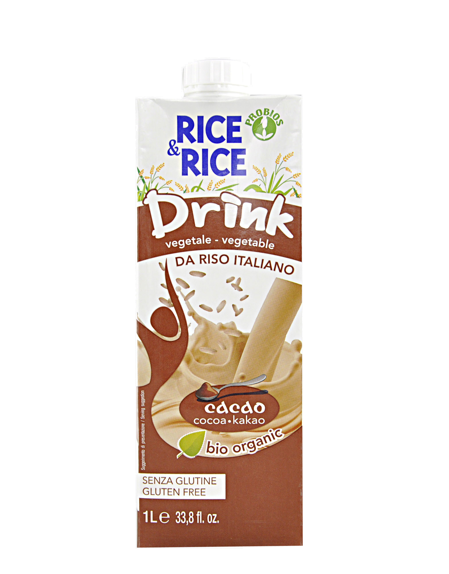 Rice & Rice - Rice Vegetal Drink with Cocoa by PROBIOS (1000ml)