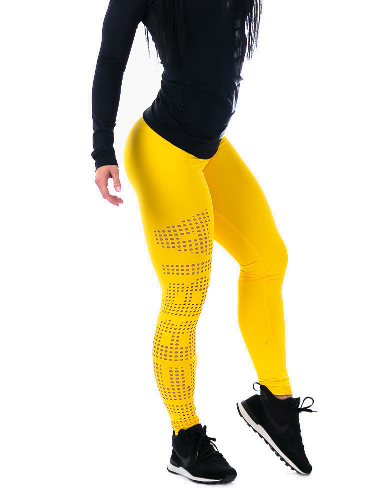 Supplex Tights Laser 211 by Nebbia, Colour: Yellow 