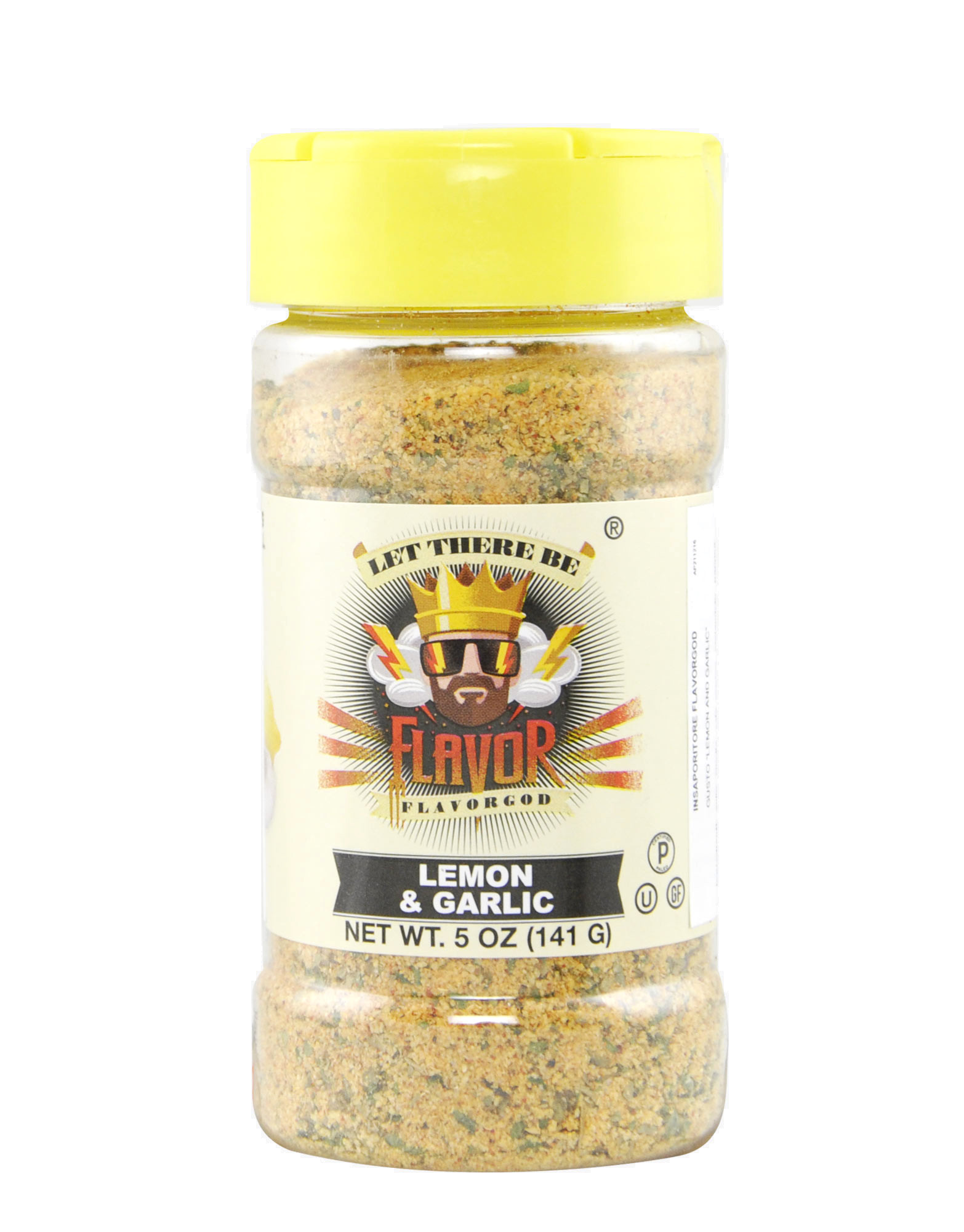Seasoning - Lemon & Garlic Flavor by FLAVOR GOD (141 grams)