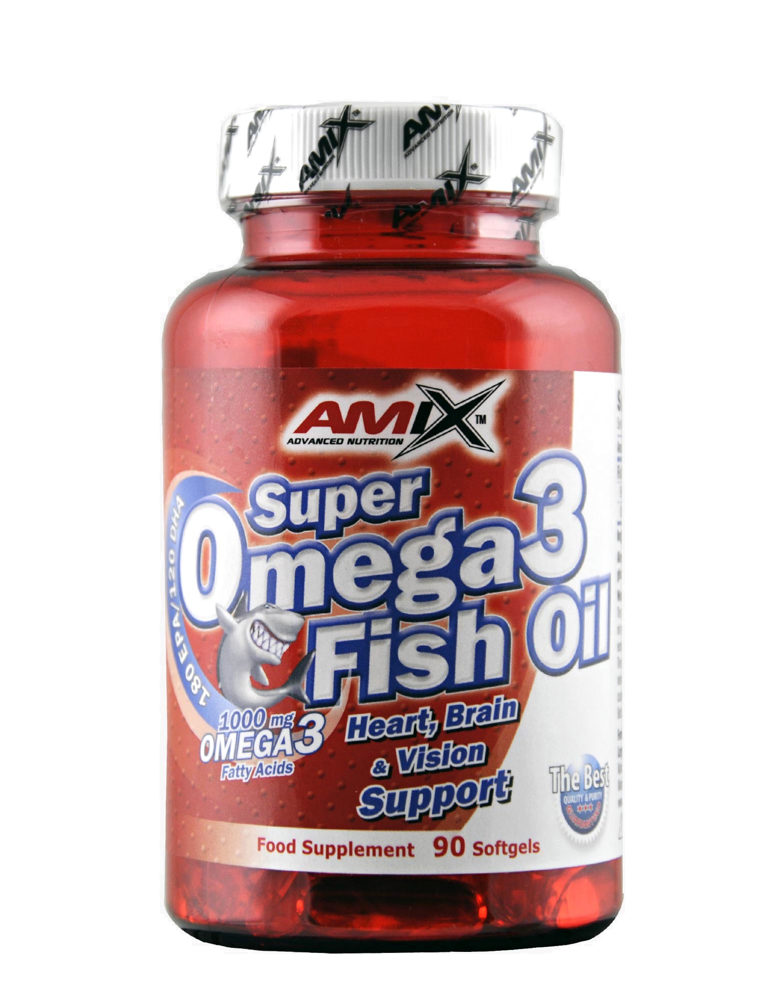 Super Omega 3 Fish Oil by AMIX (90 softgel pearls)