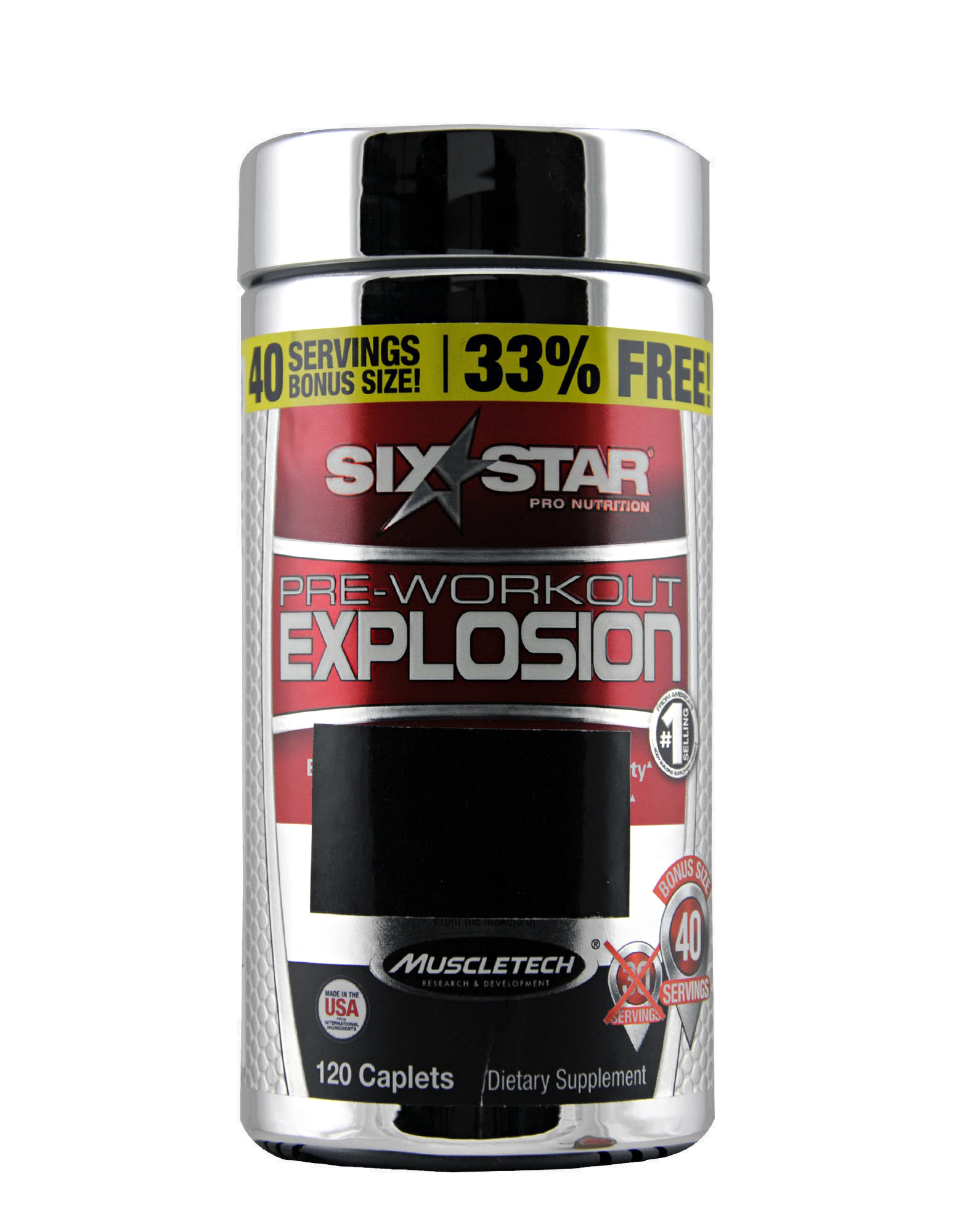 Pre Workout Explosion By Six Star Pro Nutrition 120 Tablets Iafstore Com