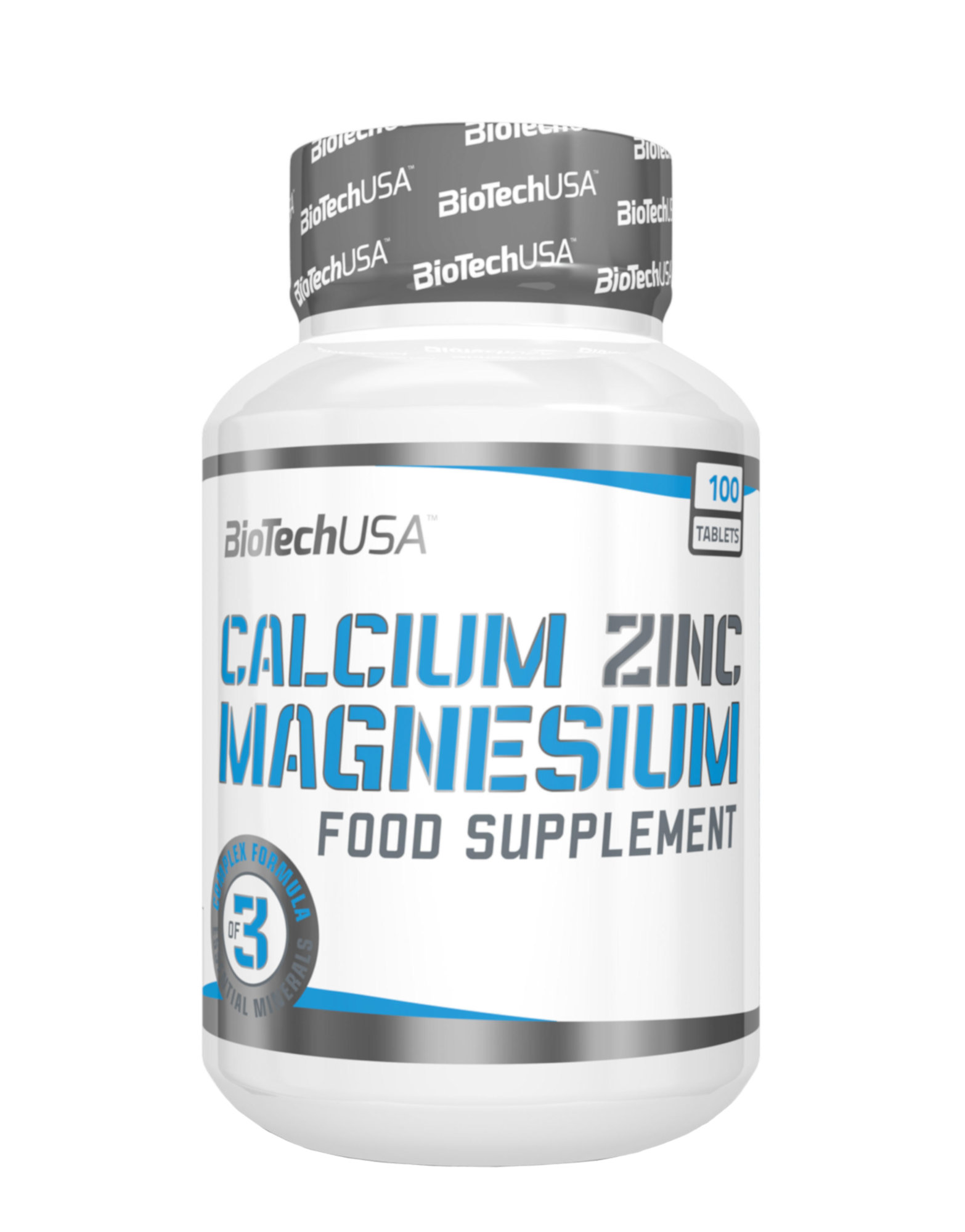 Calcium Zinc Biotech usa, 100 tablets - iafstore.com