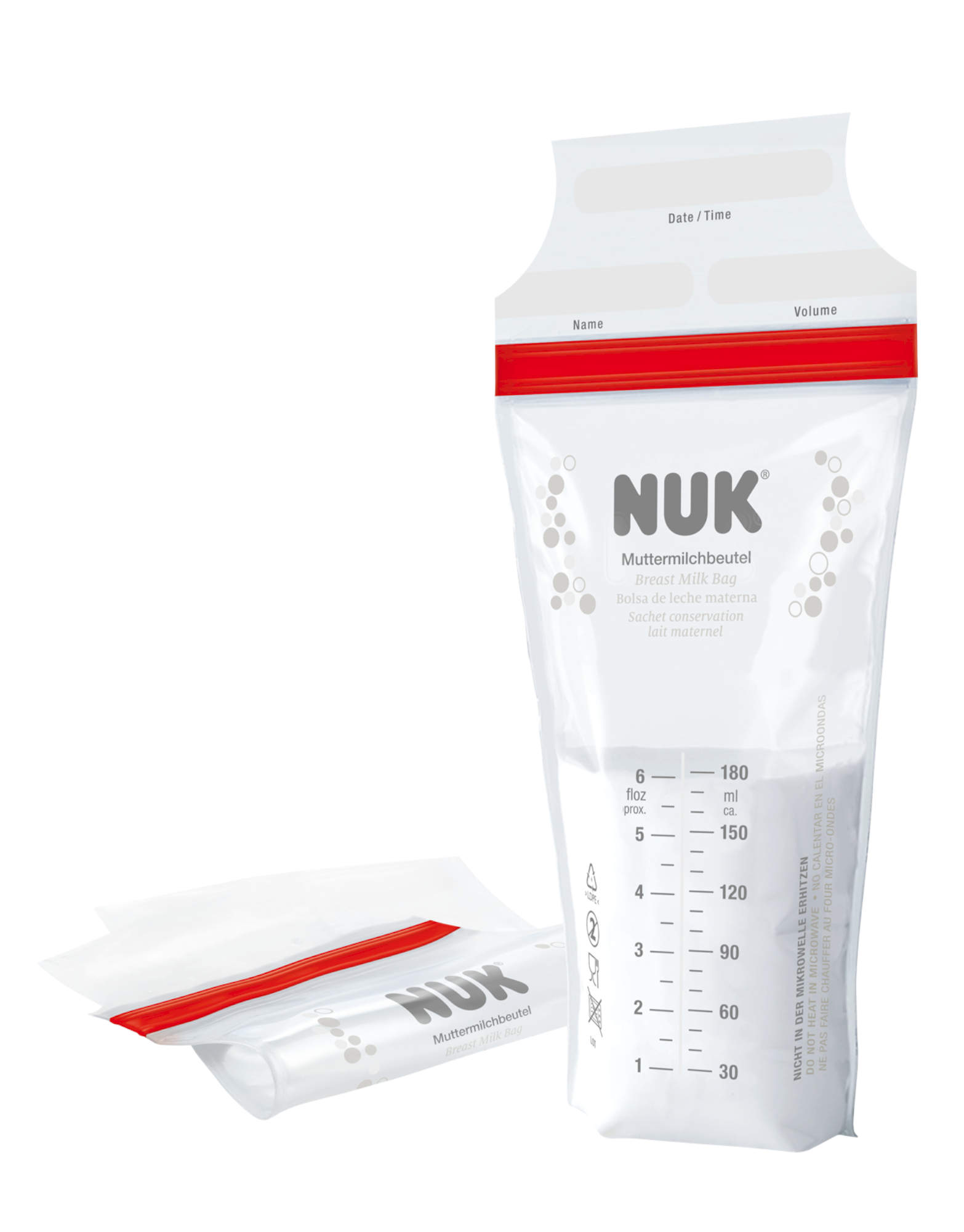 Sacche Conservazione Latte Materno di Nuk, 25 sacchetti 