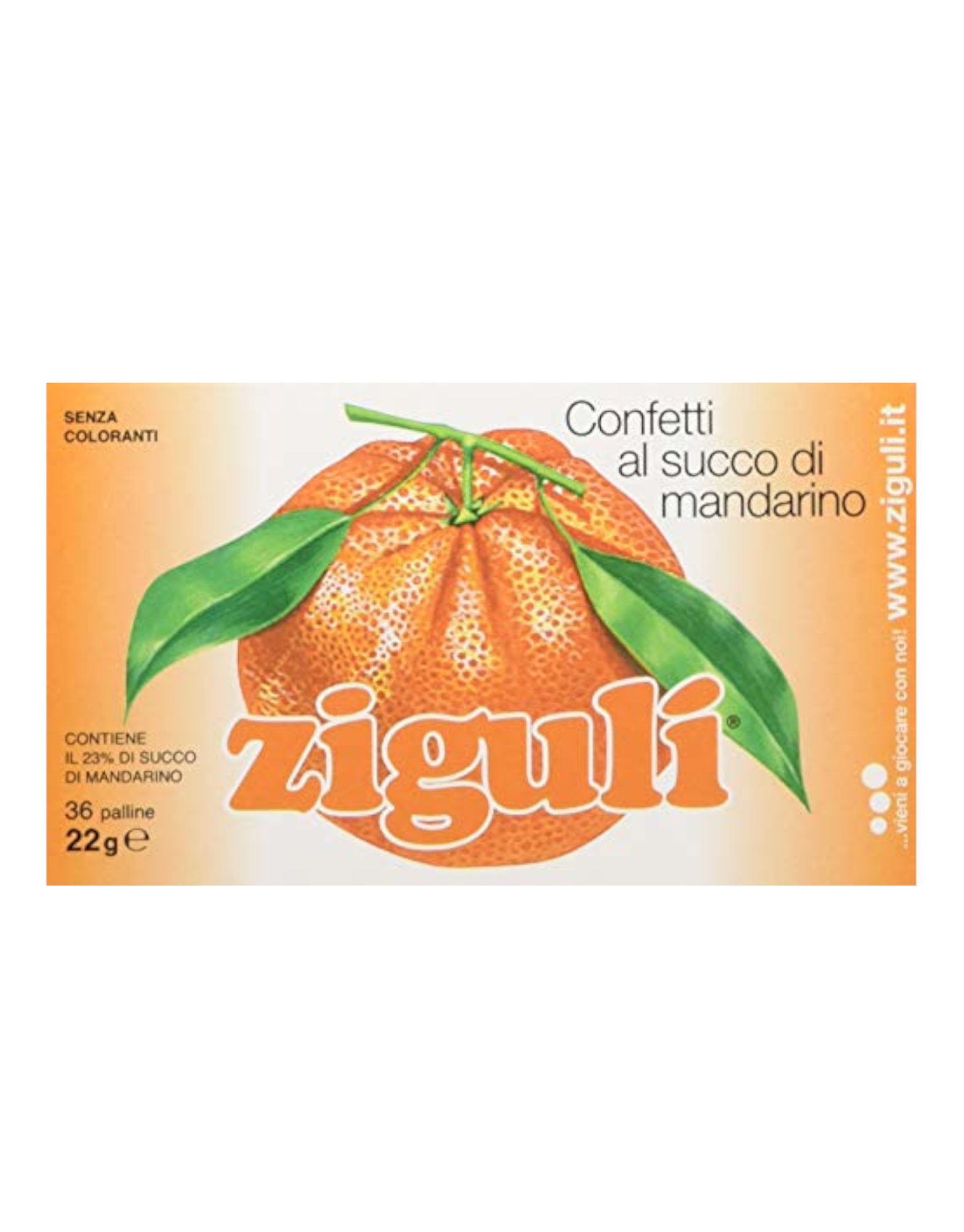 Confetti al Gusto di Mandarino by Zigulì, 36 sweets 
