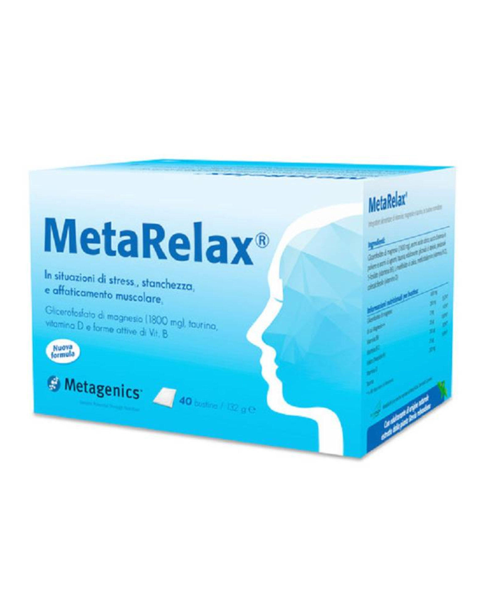 MetaRelax di Metagenics, 40 bustine 