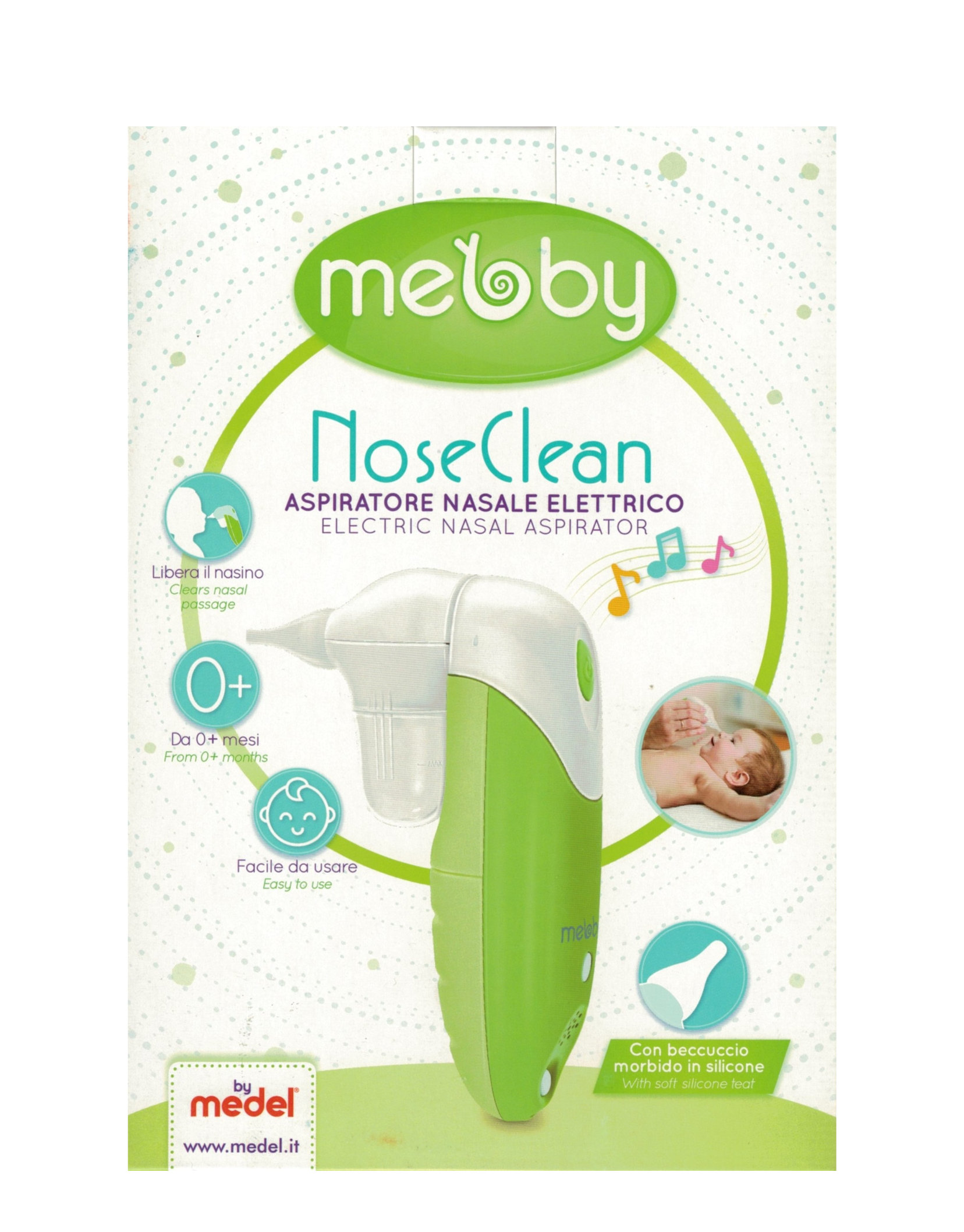 Mebby - Nose Clean Aspiratore Nasale Elettrico di Medel 