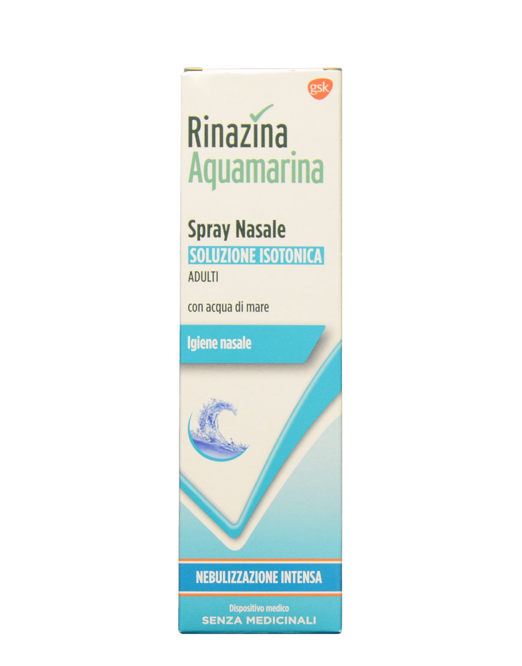 Rinazina Aquamarina Spray Nasale - Soluzione Isotonica Nebulizzazione  Intensa di Rinazina, 100ml 