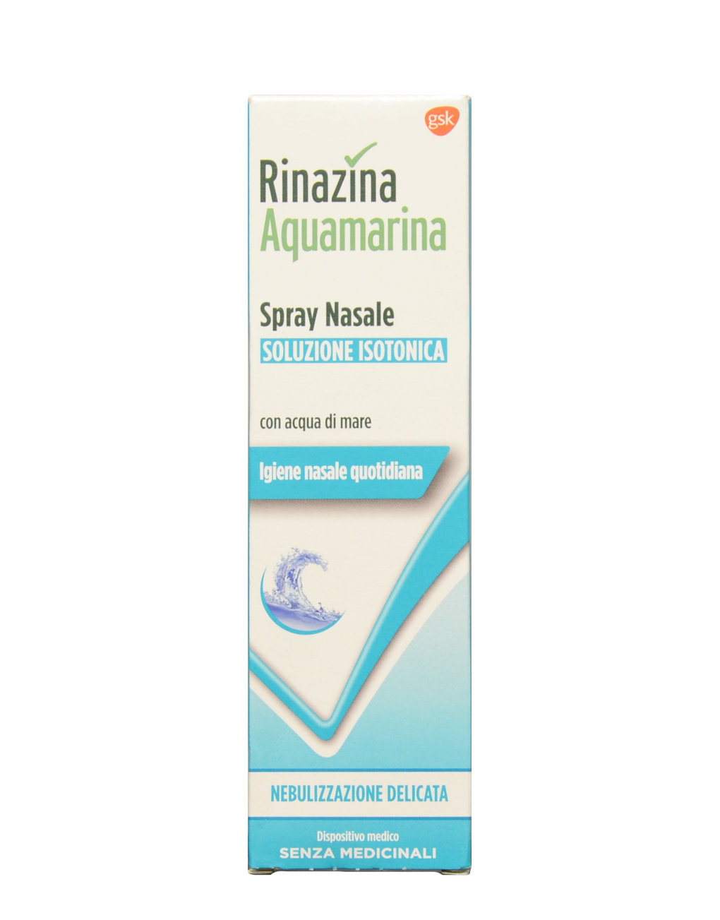 Rinazina Aquamarina Spray Nasale - Soluzione Isotonica Nebulizzazione  Delicata by Rinazina, 100ml 