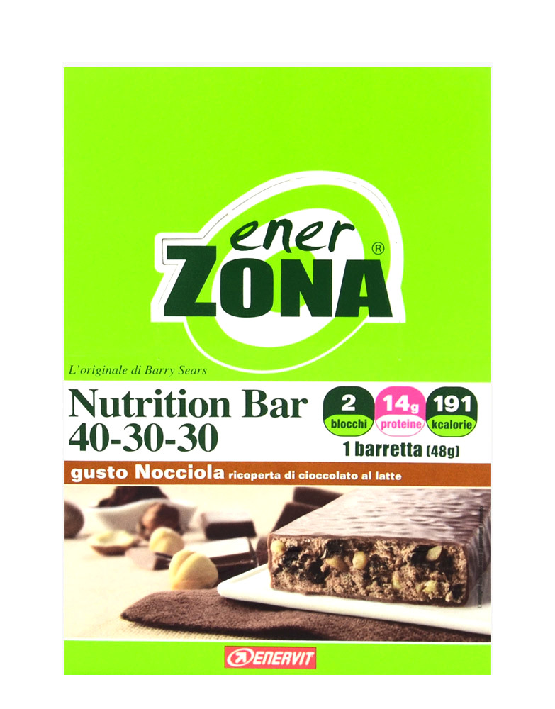 Nutrition Bar 40-30-30 by ENERZONA (20 bars of 48 grams)