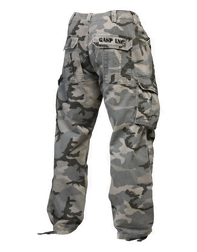 Gasp Army Pant by GASP WEAR (color: grey camo print)