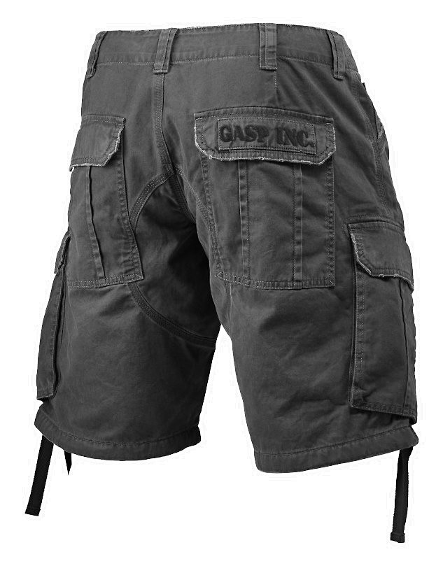 Gasp Army Shorts by GASP WEAR (color: wash black) $ 71,29